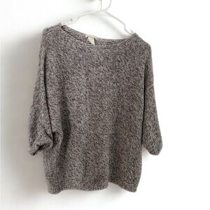 H&M Women's Charcoal Knit Sweater